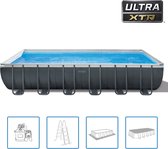 Intex Ultra XTR® Rectangular Frame Pool Set - Opzetzwembad - 732 x 366 x 132 cm
