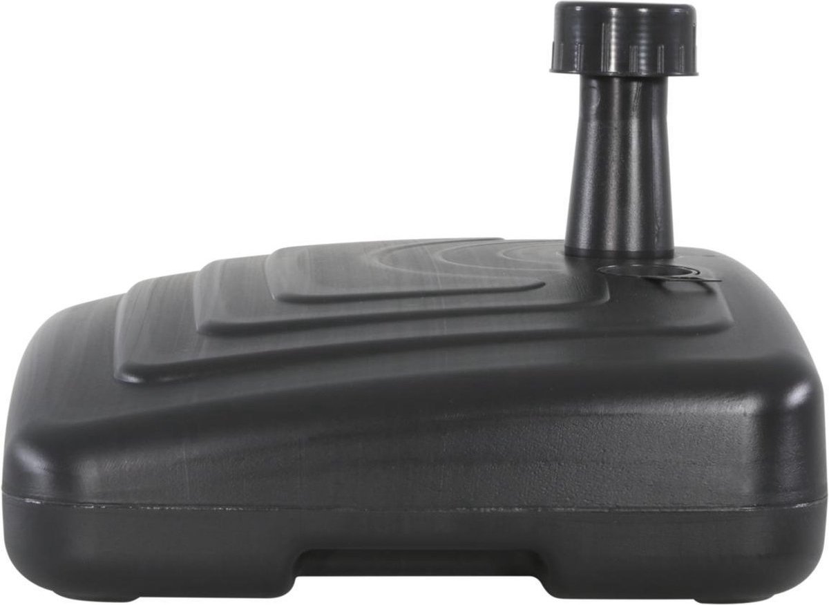 Lesli Living Pied de parasol remplissable jusqu'à 35 kg - 20L - anthracite