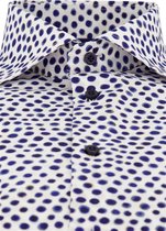 Ledub overhemd mouwlengte 7 donkerblauw