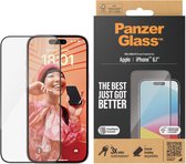 PanzerGlass, Schermbeschermer Geschikt voor Apple Geschikt voor Apple iPhone 15 UWF Antibacterieel, Transparant