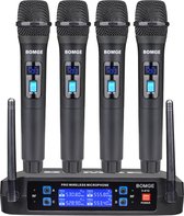 Draadloze Microfoon Set - Karaoke - 4 Microfoons - Wireless