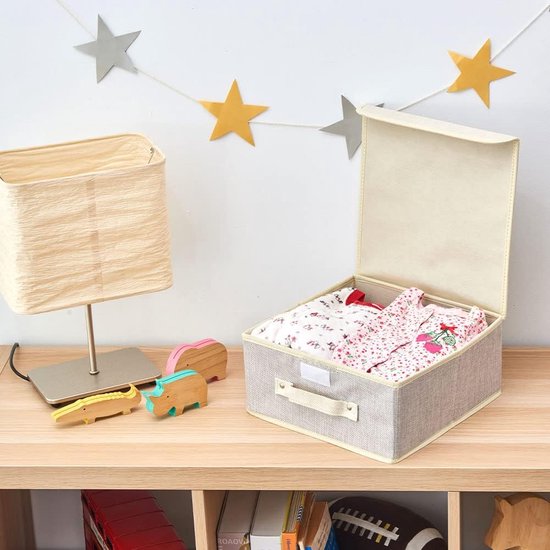 25 stuks klein opbergdozen, 6,5 x 6,5 x 2 cm, plastic doos, transparante kunststof, lege mini-doos voor kralen, sieraden, kleine voorwerpen, knutselaccessoires