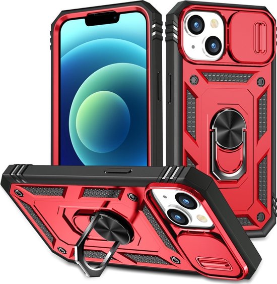 Coque avec anneau de support pour iPhone 15 Pro Max