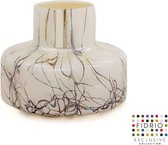 Design Vaas Tarente - Fidrio LIGHTENING - glas, mondgeblazen bloemenvaas - hoogte 22 cm