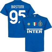 Inter Bastoni 95 Team T-Shirt - Blauw - L