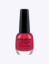 Faby nagellak paspport for my heart 15ml rood