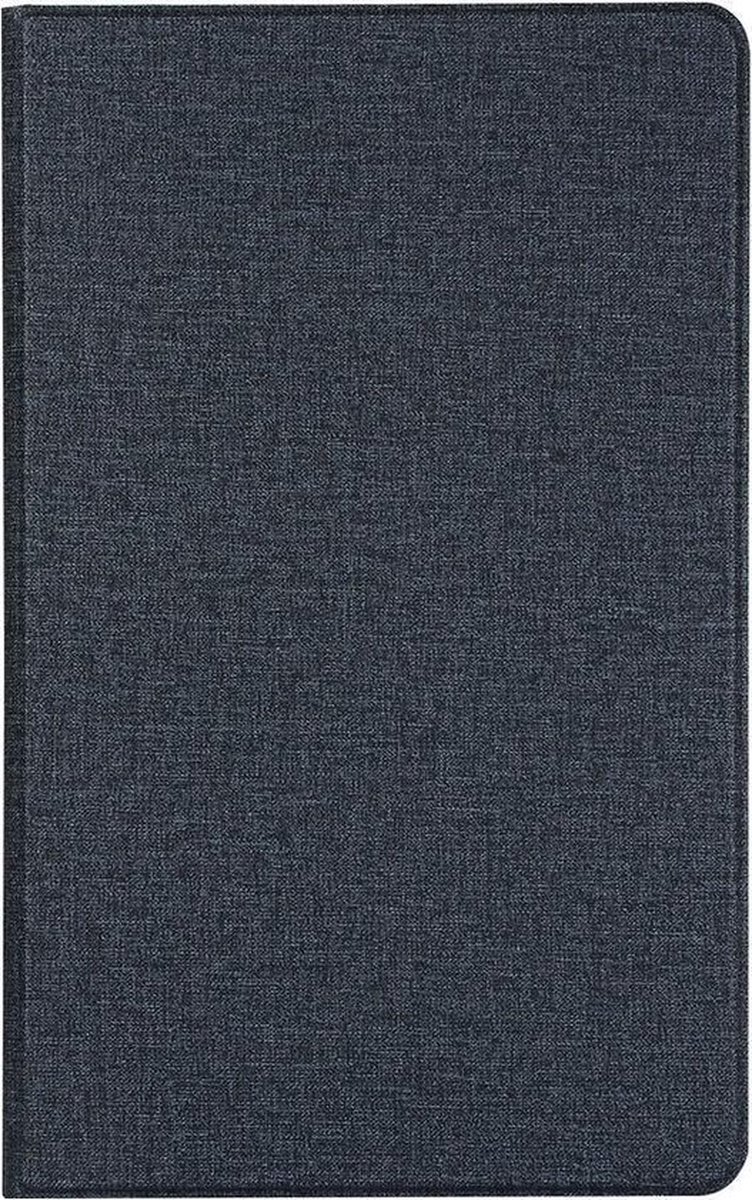 Shop4 - Geschikt voor Samsung Galaxy Tab A 10.1 (2019) Hoes - Book Cover Kunststof Denim Zwart