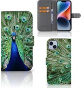 Wallet Book Case iPhone 15 Plus GSM Hoesje Pauw