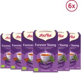 Yogi Tea Forever Young Value Pack - 6 paquets de 17 sachets de thé