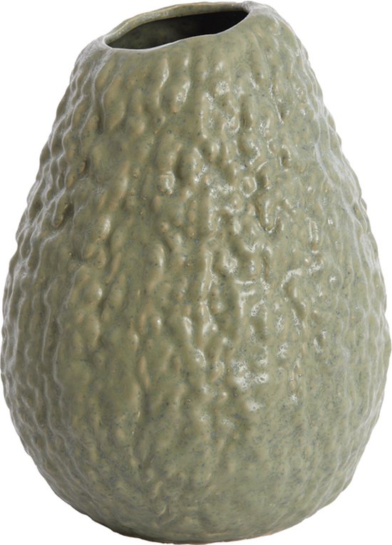 Light&living Vaas deco 22,5x22x29,5 cm AVOCADO keramiek olijf groen