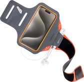 Bracelet de sport de course Apple iPhone 15 Pro - Oranje - Mobiparts