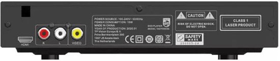 Philips TAEP200/12 - DVD-speler (2000 series) met CD-ondersteuning (geschikt voor DivX Ultra, MPEG1, MPEG2, MPEG4) en HDMI - Zwart van Philips Sound — afbeelding 3