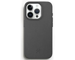 Woodcessories Bio Case MagSafe - Geschikt voor iPhone 15 Pro- Duurzaam - Eco vriendelijk - Gemaakt van bio-materialen - Zwart