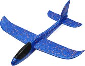 Fabs World foam (zweef)vliegtuig XL blauw