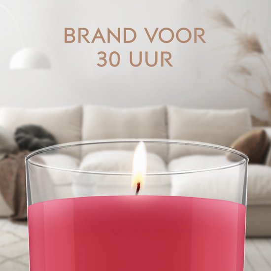 Glade Vegan Geurkaars Cosy Apple & Cinnamon 6 x 129G bol