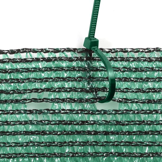 Relaxdays zichtbreeknet, zichtdoek voor schutting & hekwerk, HDPE materiaal, weerbestendig, 1.5 x 6 m, groen