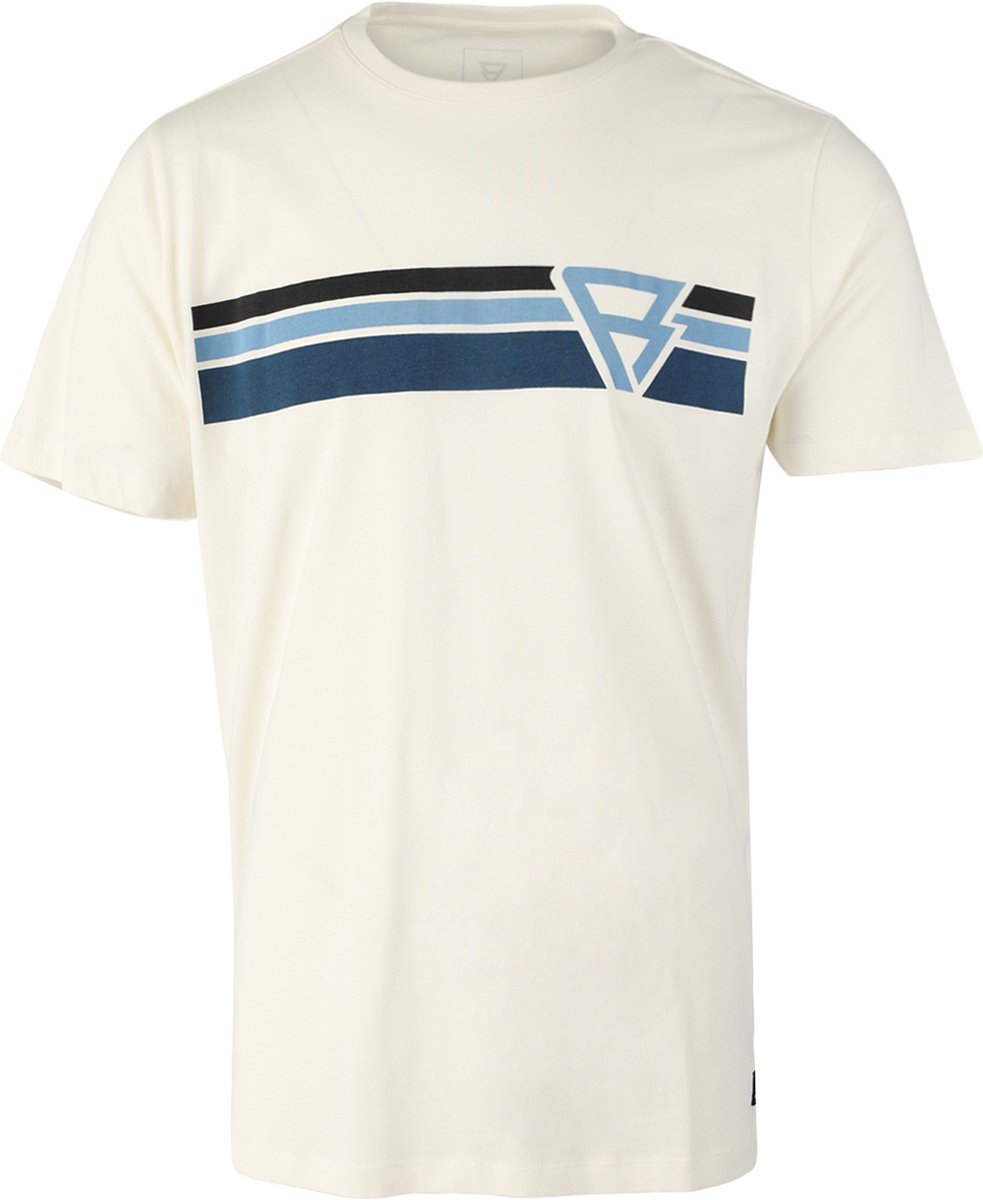 Brunotti Timo-R Heren T-shirt Snow M Wit