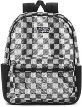 Vans Old Skool Checkerboard Backpack - Rugtas, Zwart/Wit - See Trough Edition