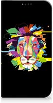 Book Case Geschikt voor iPhone 15 Smart Cover Lion Color