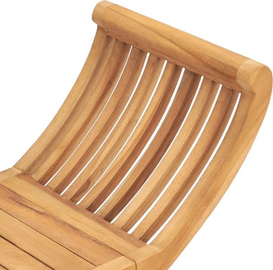 vidaXL Banc de jardin en teck - 120 x 35 x 55 cm - Design durable et raffiné - Banc de jardin