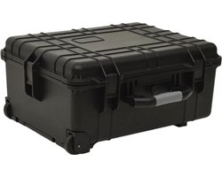 vidaXL - Hardcase - transportkoffer - met - wielen - en - schuimen - binnenkant