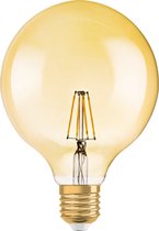 Ledvance Vintage 1906 LED E27 Kogel Goud 4W 410lm - 824 Zeer Warm Wit | Vervangt 40W