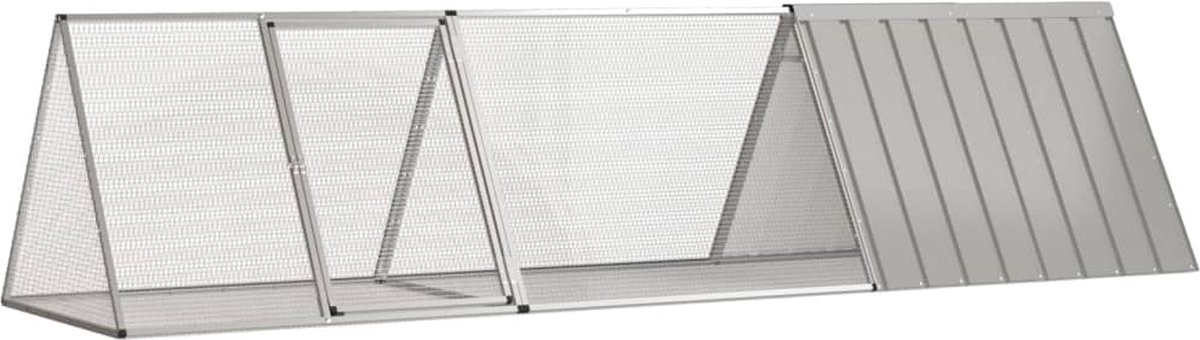The Living Store Konijnenhok – Gegalvaniseerd staal – 302.5 x 80.5 x 71 cm – Uitbreidingskooi inbegrepen The Living Store Konijnenhok – Gegalvaniseerd staal – 302.5 x 80.5 x 71 cm – Uitbreidingskooi inbegrepen