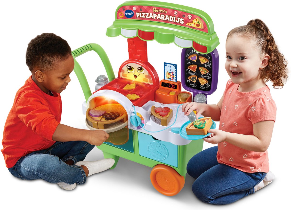 VTech Marco's Pizzaparadijs Activity-Center - Keuken Speelgoed - Interactief & Educatief Speelgoed - Cadeau - Kinderspeelgoed 3 Jaar — cadeau in Spellen & Speelgoed - foto 3