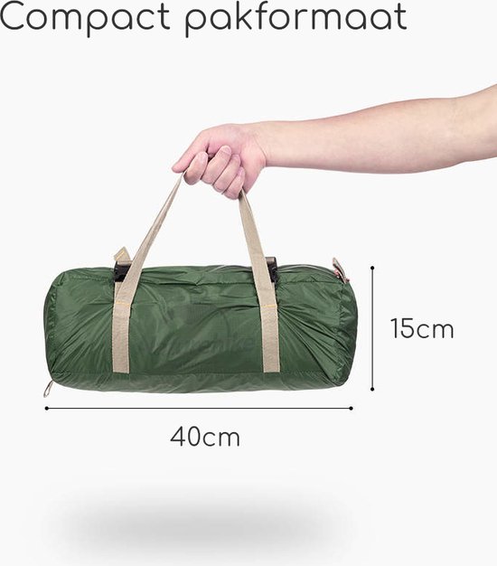Naturehike® Spider 1-persoons tent - Lichtgewicht tent - 20D nylon - 4000MM - Trekkerstent en trekking tent - 1 persoons lichtgewicht van Naturehike — afbeelding 4