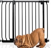 Bettacare Elite Dog Fence, 80 cm - 89 cm, Zwart mat, clôture à montage sous pression pour Chiens et chiots, barrière pour animaux de compagnie et chiens, installation facile
