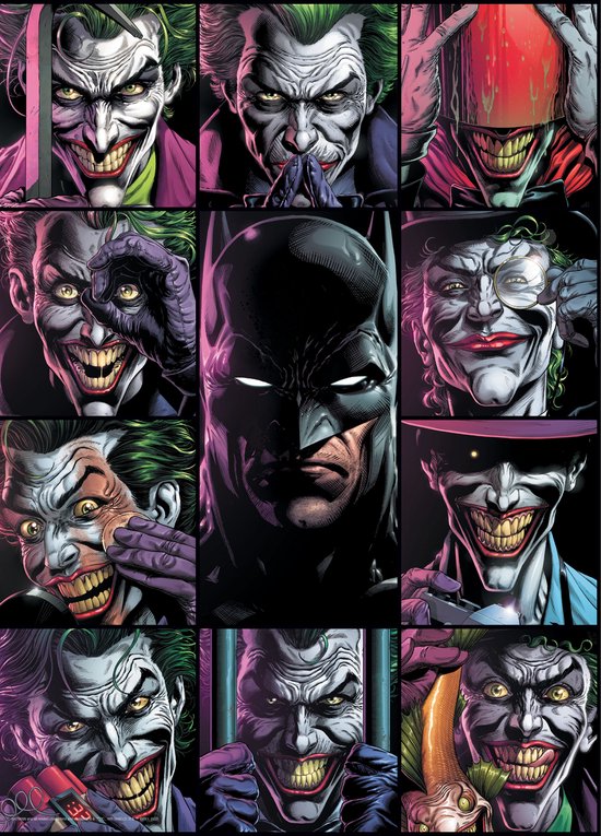 Batman: Puzzle Trois Jokers - Puzzle 1000 pièces - Avec Batman et Joker |  bol