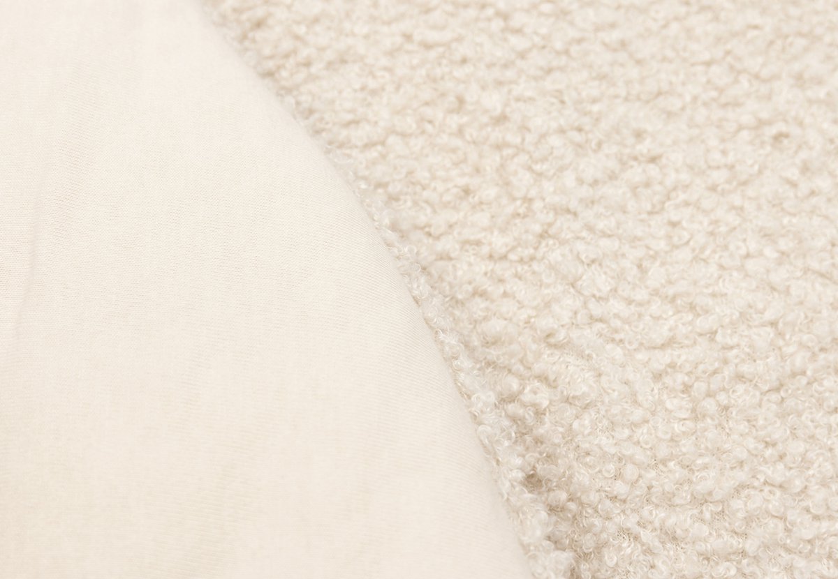 Jollein Boxkleed - 95cm - Rond - Speelkleed Baby - Boucle - Naturel – foto 2
