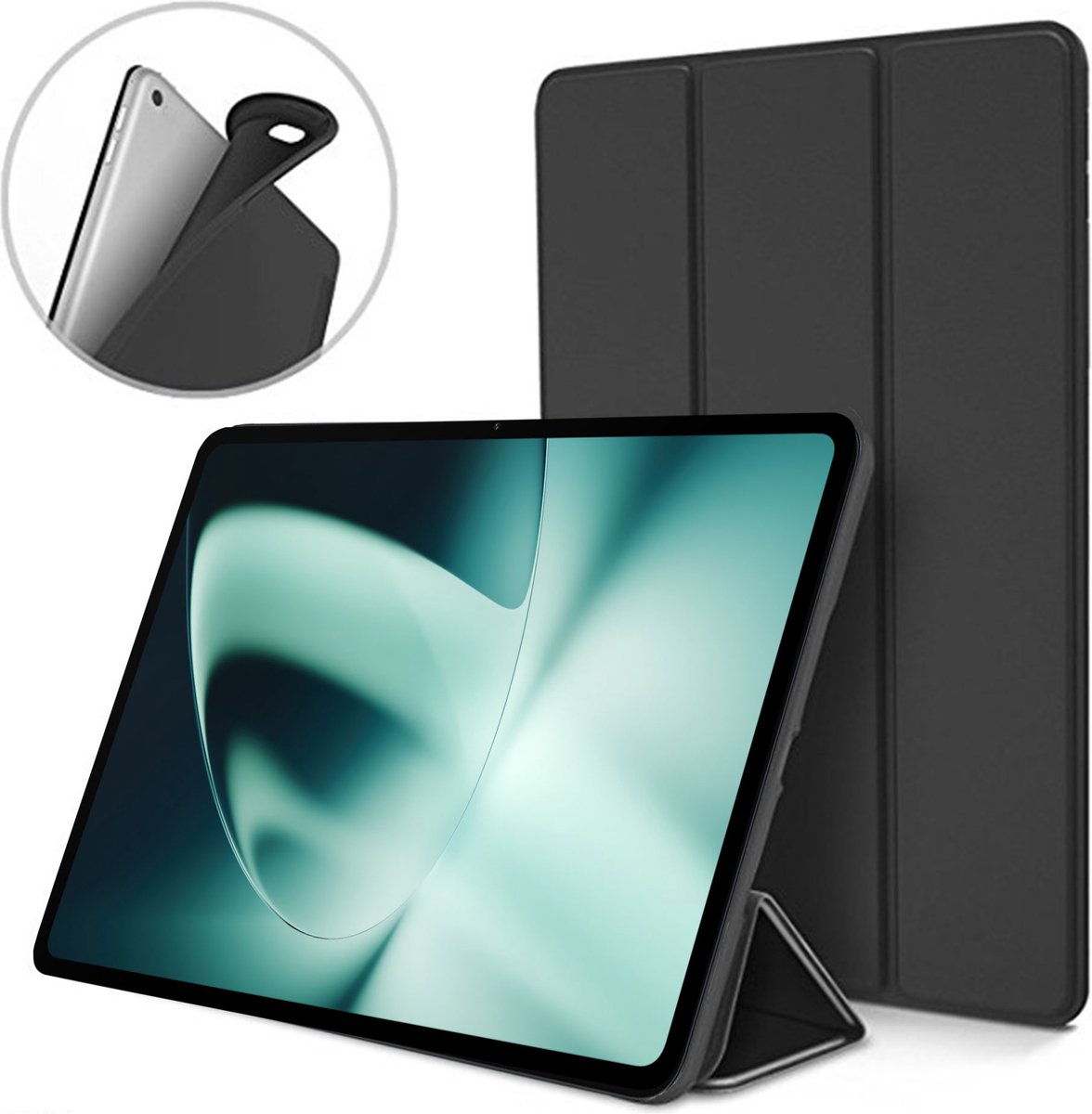 Geschikt voor OnePlus Pad Hoesje – Shock Proof Case – Cover Zwart