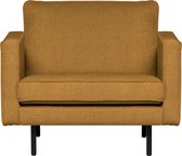 BePureHome Rodeo Stretched Fauteuil - Polyester - Fudge - 85x105x86