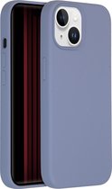 Accezz Hoesje Geschikt voor iPhone 15 Hoesje Siliconen - Accezz Liquid Silicone Backcover - grijs