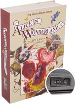 Securata Boekkluis met Cijferslot - Alice in Wonderland - 115 x 180 x 55 cm - Kluisje met cijferslot - Verborgen Kluis in boek