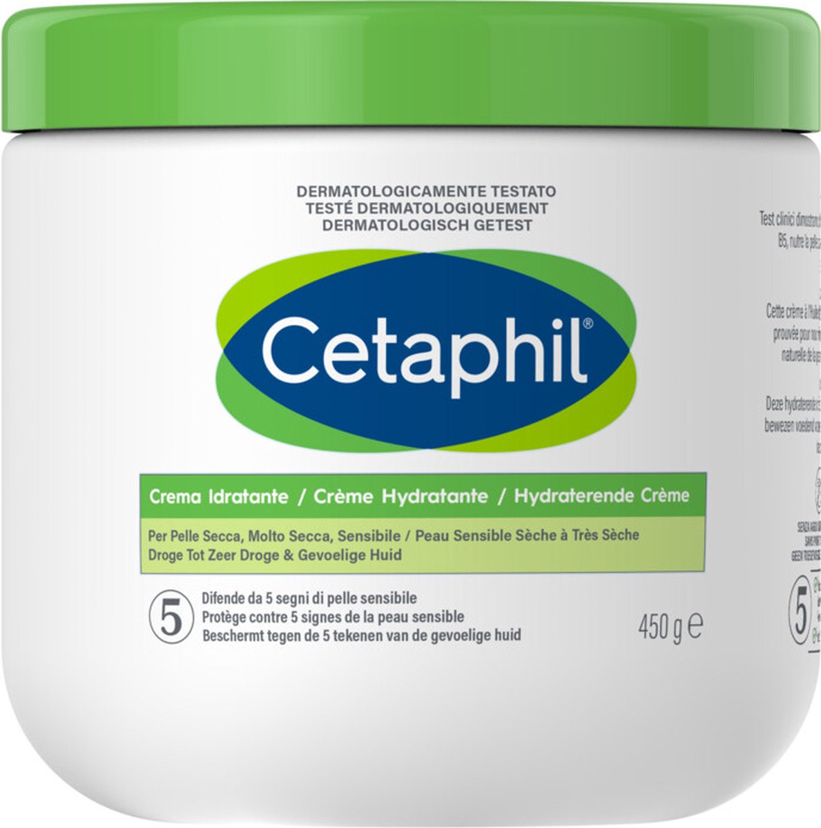 Cetaphil Hydraterende Crème - 4 x 450 gr - Voordeelpakket