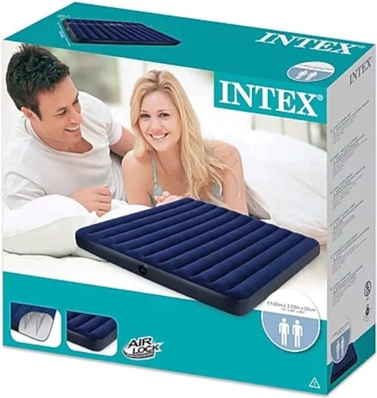 KLASSIEK DONZIG LUCHTBED UIT DE KING DURA-BEAM-SERIE van Intex — afbeelding 4