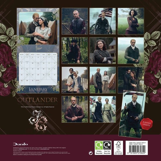 Outlander Kalender 2024, Danilo 9781805270829 Boeken bol.com