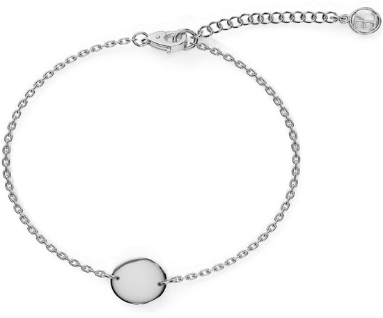 Bracelet Elysian Femme - Acier Inoxydable 316L - Rhodié - Coffret Cadeau Luxe - 16 + 4 cm