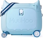 Muuhoo - Kinderkoffer - Handbagage - Bed - Zitbaar - Blue Prince