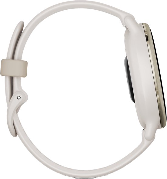 Garmin Vivoactive 5 - Sporthorloge - AMOLED-Scherm - Ivory/Cream Goudkleurig