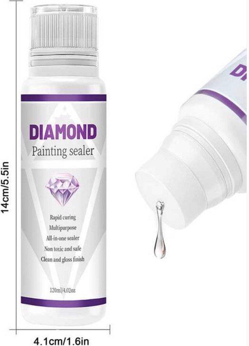 Diamond Painting Sealer 90ml - Diamond Painting Vernis - Diamond Painting  Afdichting