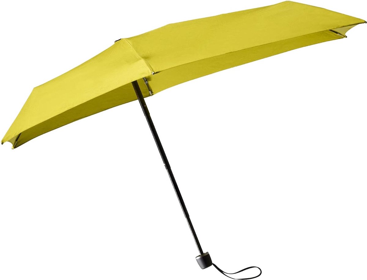 Senz Micro Manual Opvouwbare Stormparaplu super lemon