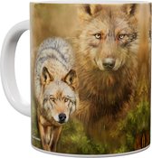 Wolf Wolf In Autumn - Mok 440 ml
