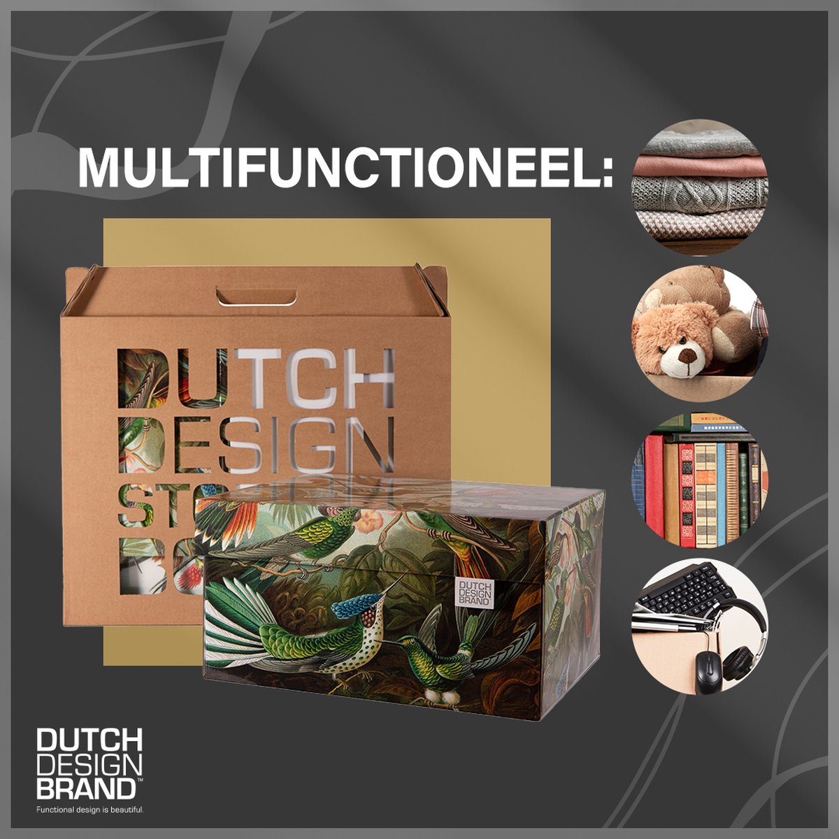 Roots - Dutch Design Opbergbox - Totaal Geschenk
