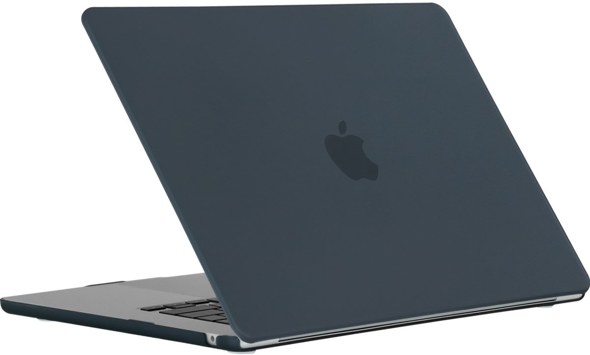 Mobigear Laptophoes geschikt voor Apple MacBook Air 15 Inch (2023-2025) Hoes Hardshell Laptopcover MacBook Case | Mobigear Matte - Zwart - Model A2941 / A3114 / A3241