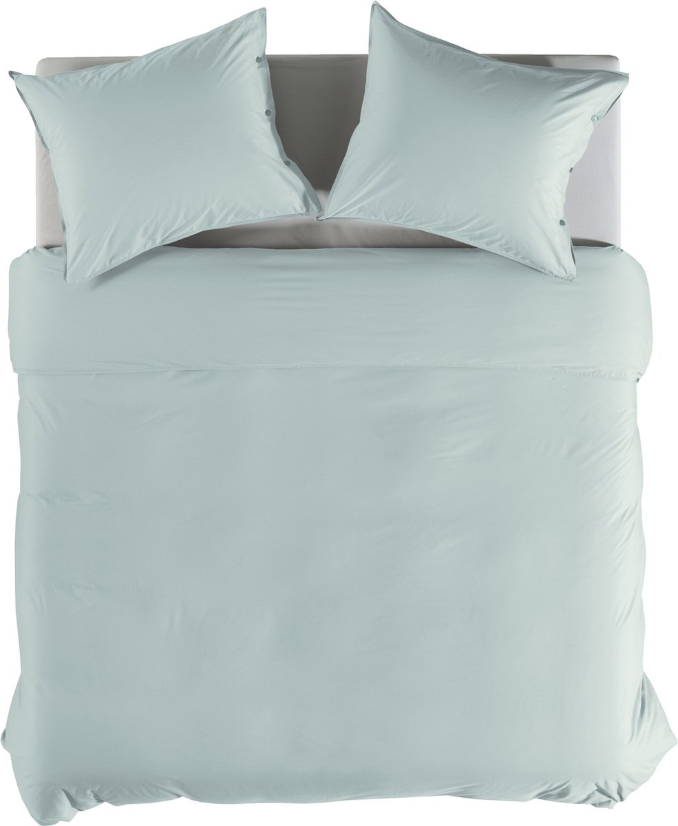 Yellow Percale Dekbedovertrek - Lits-Jumeaux - Percale - 240x200-220 cm - Blauw