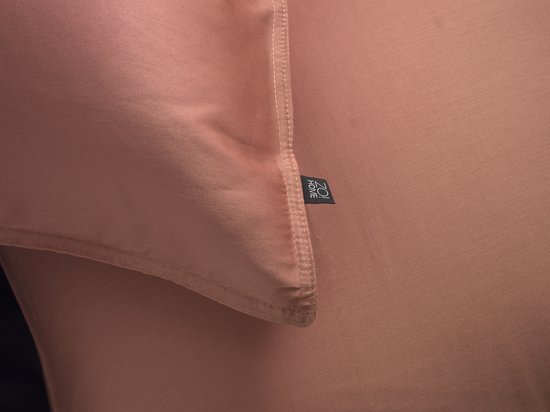 Zohome Satinado Dekbedovertrek - Lits-jumeaux - Katoensatijn - 240x200-220cm - Roze
