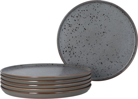 Ontbijtborden Nola Warm Grey ø 21 cm kopen